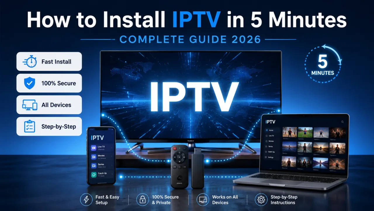 How to install IPTV in Australia in 5 minutes on any device
